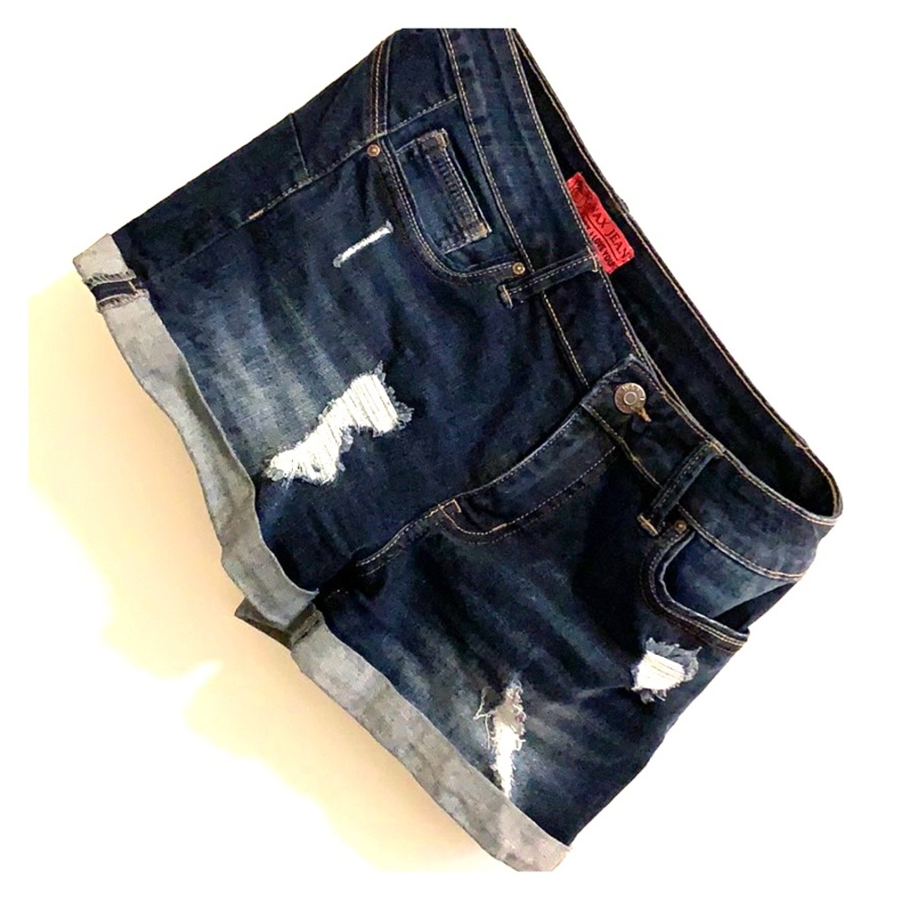 Denim shorts